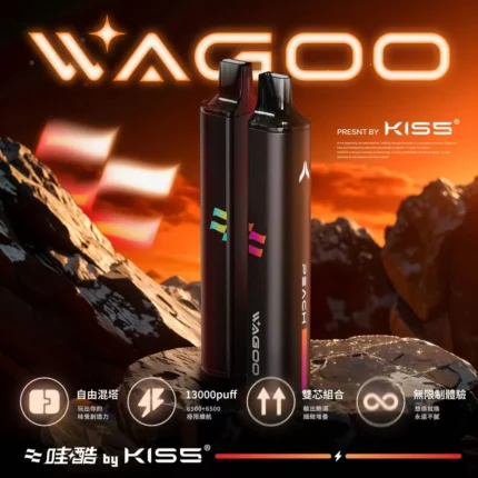 KIS5哇酷 一次性電子煙6500口震撼上市 台灣現貨供應